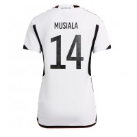 Tyskland Jamal Musiala #14 Hemmatröja Dam VM 2022 Kortärmad